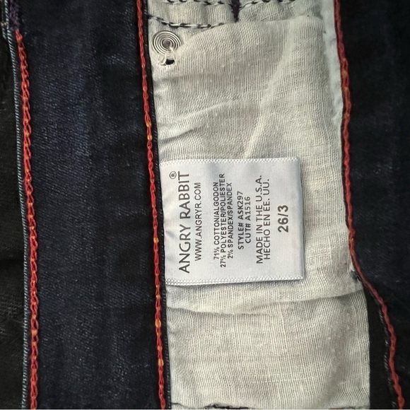 Angry Rabbit Women’s Jeans 26 Denim Pants - Picture 8 of 9